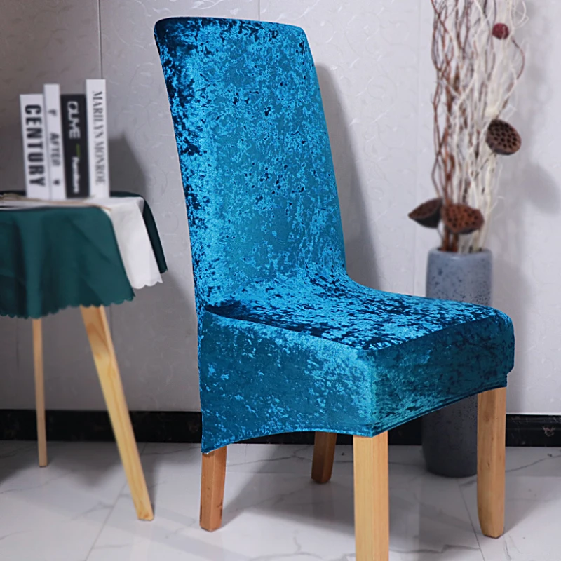 

Jacquard Extra Large XL Dining Chair Cover Stretch Spandex Elastic Long Back Chair Slipcover Case for Chairs Kitchen Banquet