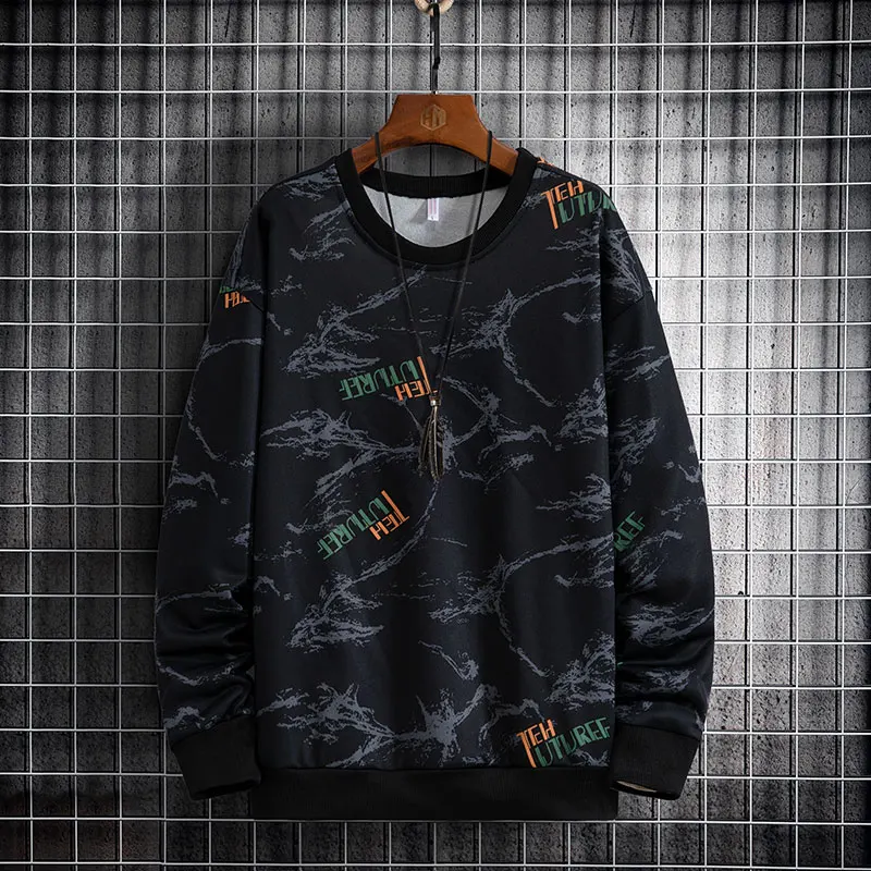 

Plus Size 8XL 7XL XXXXXL Fashion Hip Hop Men Casual Sweatshirt Hoodie Harajuku Male Patchwork Loose Long Sleeve O-Neck Hoodies