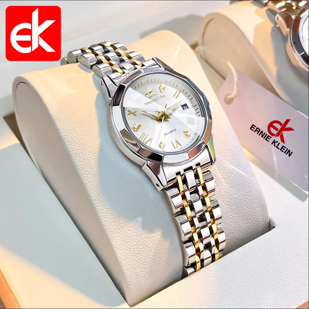 ERNIE KLEIN женские часы элегантные модные ромбические зеркальные оригинальные