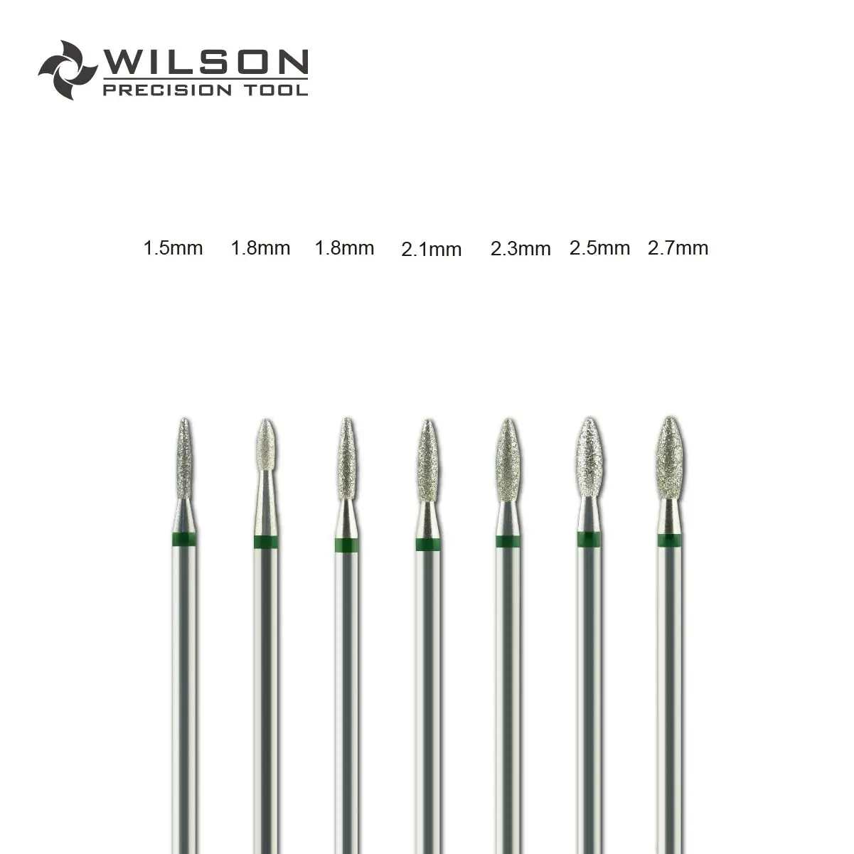 WILSON Flame Shape Diamond Bits-Tools/Nails/Uñas Accesorios Y Herramientas/Nail Accessories