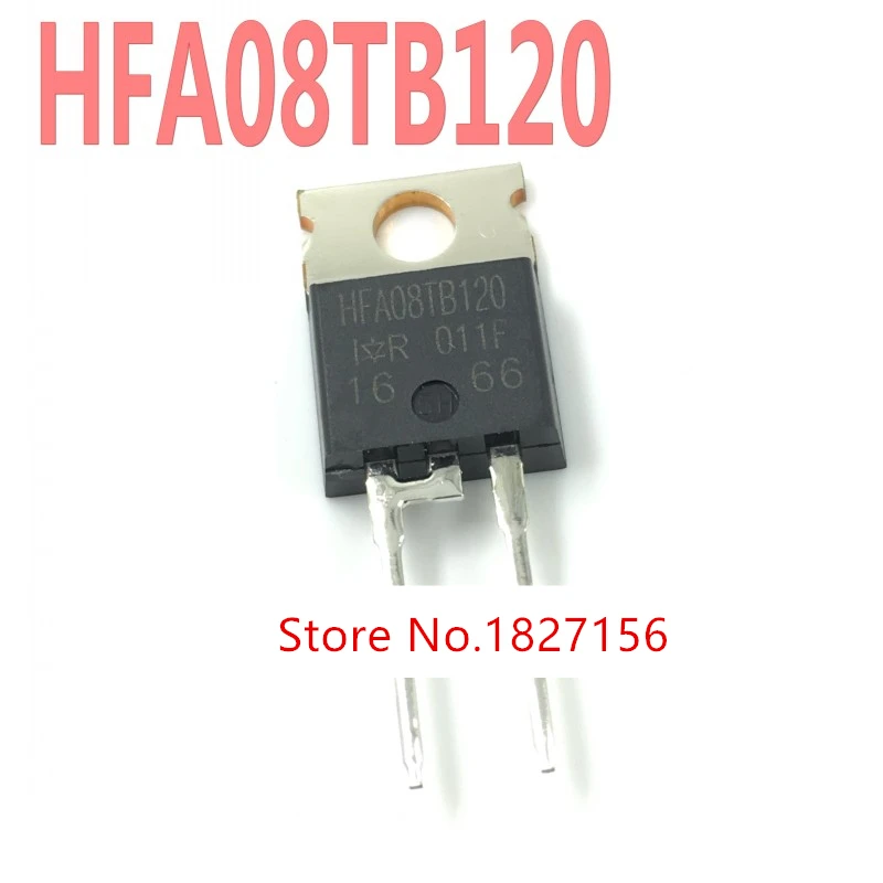 

5PCS HFA08TB120 08TB120 HFA08TB TO-220-2 In stock ULTRAFAST, SOFT RECOVERY DIODE IC NEW
