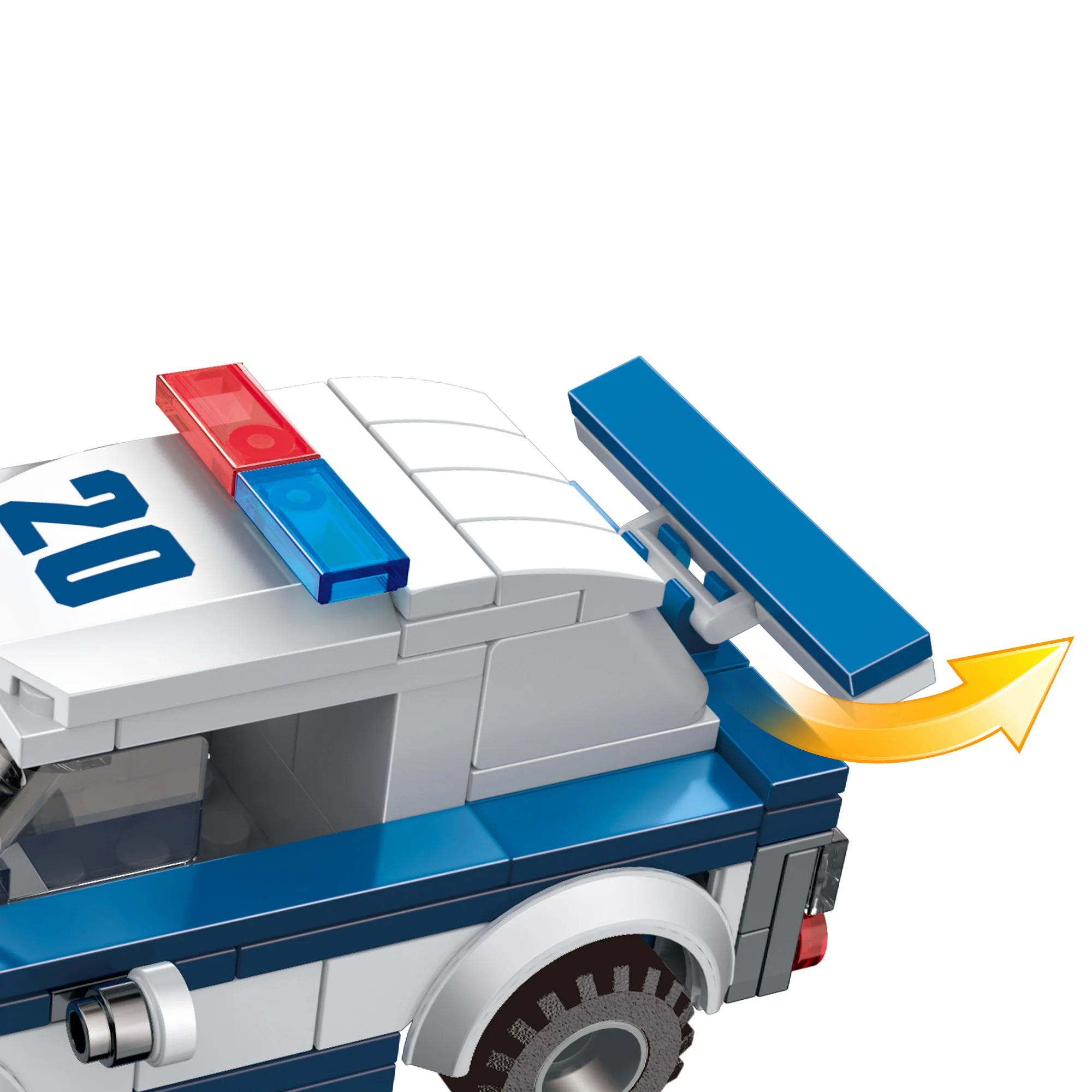 Конструкторы Cogo полицейский автомобиль идеальный подарок для детей и взрослых