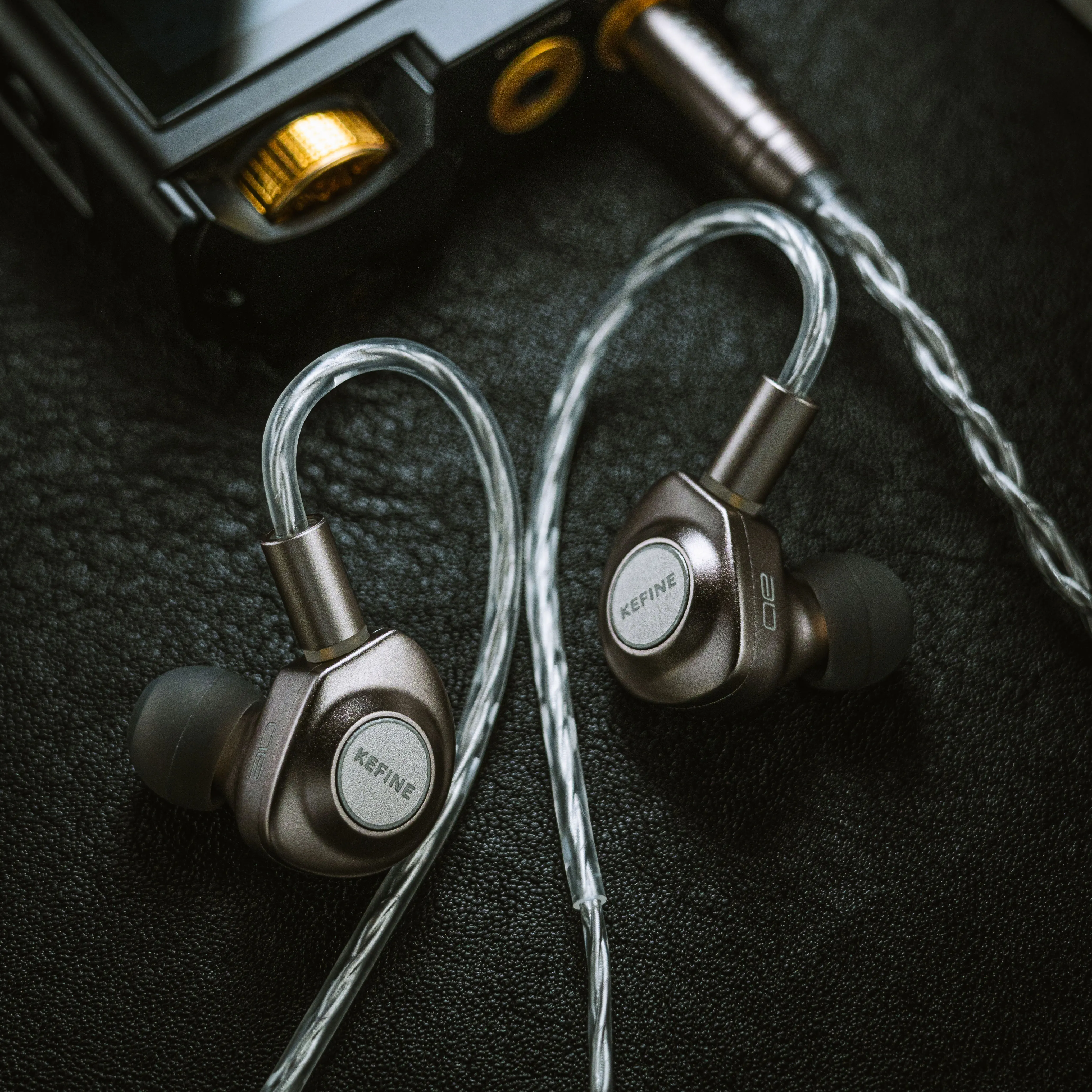 Фото ANGELEARS X Kefine IEMS Delci AE 10 мм DLC + PU Динамический драйвер с диафрагмой IEMs Hi-Fi I N-образные наушники с двумя стилями настройки №4