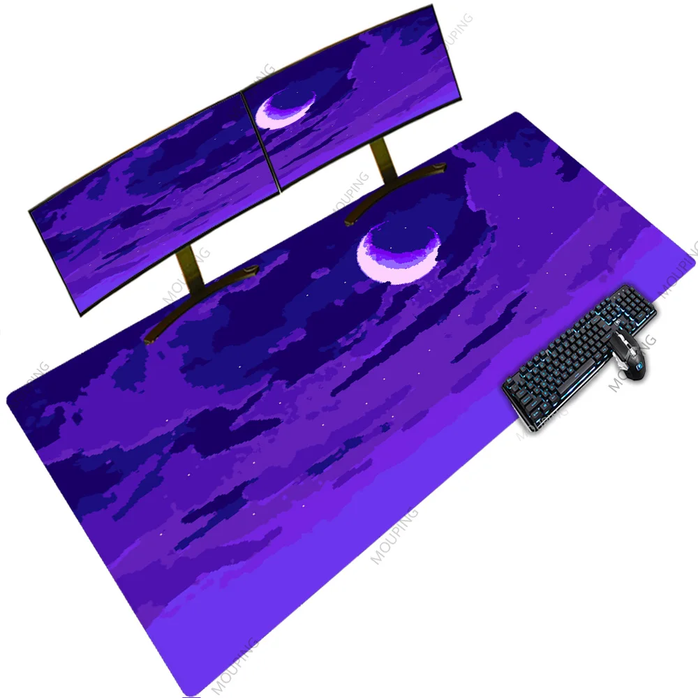 

Purple Novelty Oversized Adult Mouse Pad Backlit Xxxxl Mat Family Computer Office Tools Desk Accessories Study Rubber Deskpad