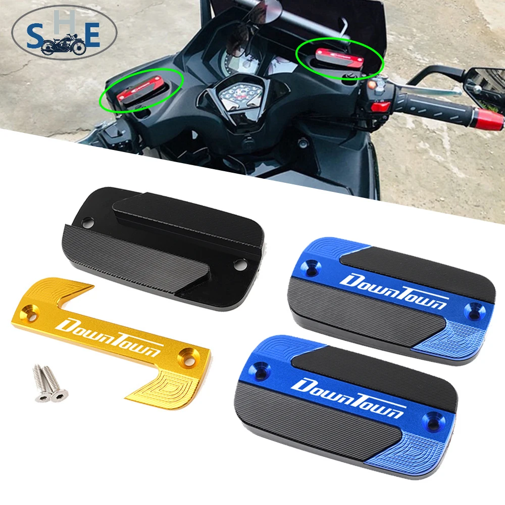 

For KYMCO DOWNTOWN 125i 200i 300i 350i DT 125 200 300 350 Motorcycle Accessories Front Brake Fluid Reservoir Cap Cylinder Cover