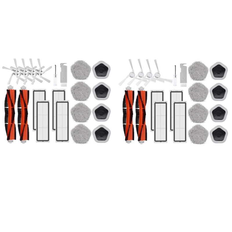 

20Pcs Main Side Brush HEPA Filter Mop Cloth And Mop Holder For Xiaomi Dreame Bot W10&W10 Pro Robot Vacuum Cleaner Replacement A