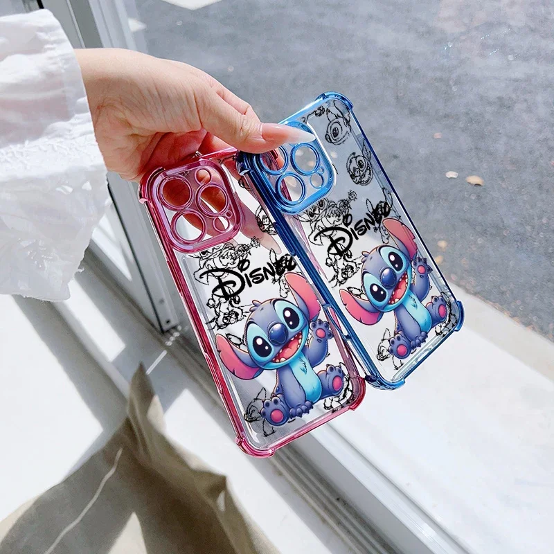 Прозрачный чехол Disney Stitch для Huawei Honor 600 400 Lite Pro X9D X9A X9B X8C X8B X8A X7D X7A X6C X6A X5B X6D 5G, милый чехол для телефона (art.: 3920da44715b2) - 3920da44715b2