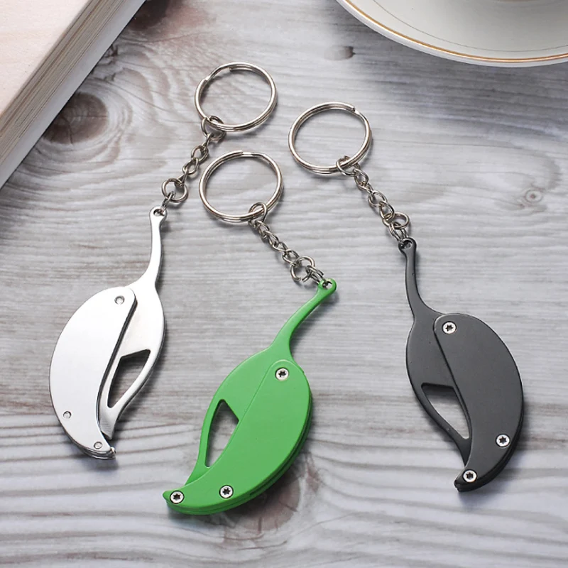 

Mini Zipper Keychain Knife Portable Outdoor Survival Emergency Tool Unboxing Foldable Stainless Steel EDC Key Ring