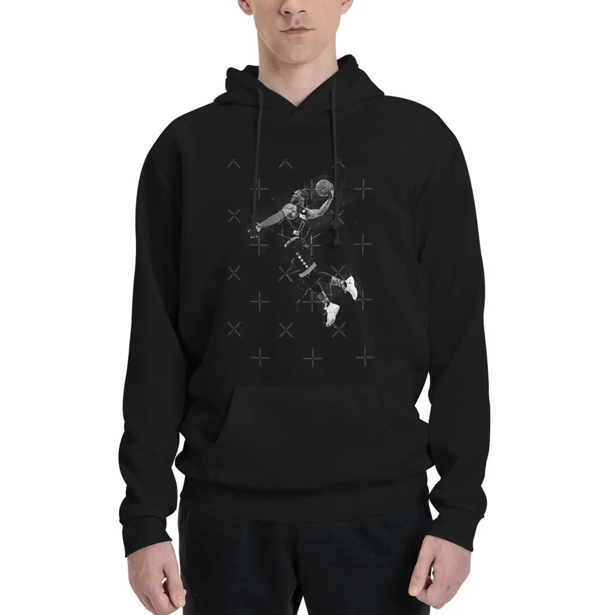 Russell Westbrook Hoodies Anime Oversized Hoodie Zip Up Sweat Oversize