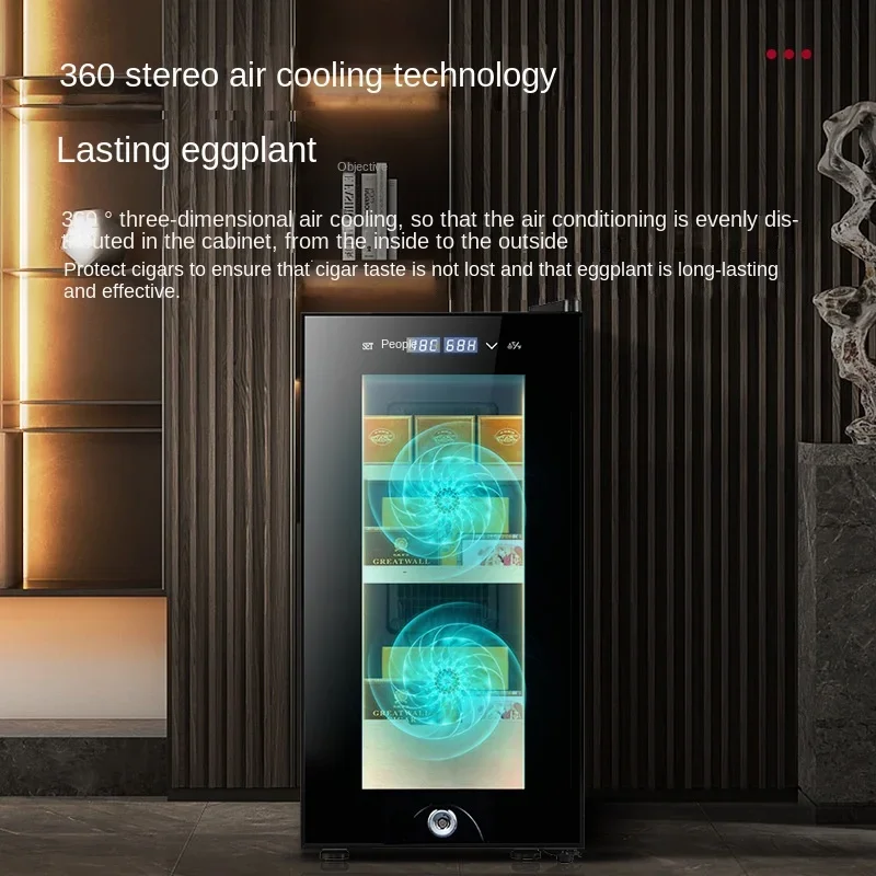 Электронный сигарный шкаф с постоянной температурой и влажностью 23 л