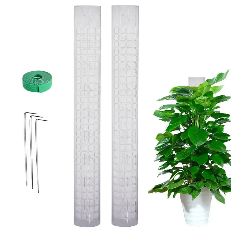 

Стойка для растений Monstera, стойка для растений, штабелируемые стойки для растений, прозрачная регулируемая стойка для Моха, опора для растений для мелкого Моха