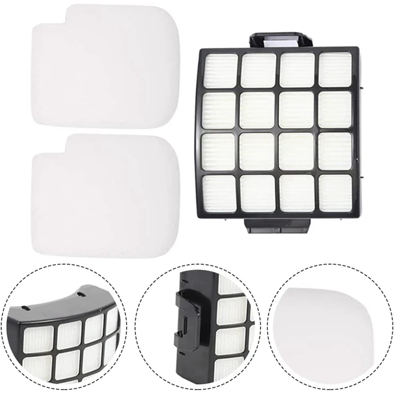 Сменный комплект для пылесоса Shark Stratos Duoclean AZ3002 AZ3000 1 ролик 2 HEPA-фильтра 4 набора