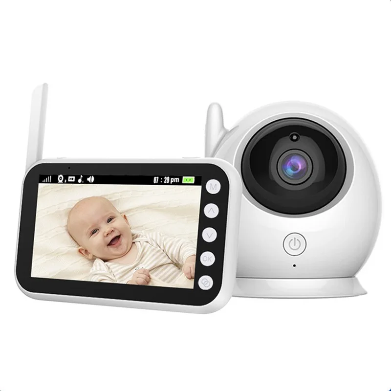 

2022.Wireless Baby Monitor Camera 4.3 Inch Screen Night Vision Video Nanny Security Babyphone Baba Feeding Electronic PTZ