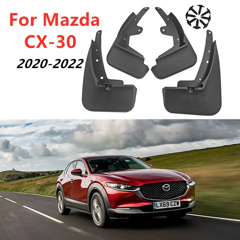 

For Mazda CX-30 CX30 2022 2020 2021 DM Car Front Rear Mudflaps Mudguards Splash Guards Mud Flap Fenders Wheel Parts Accessories