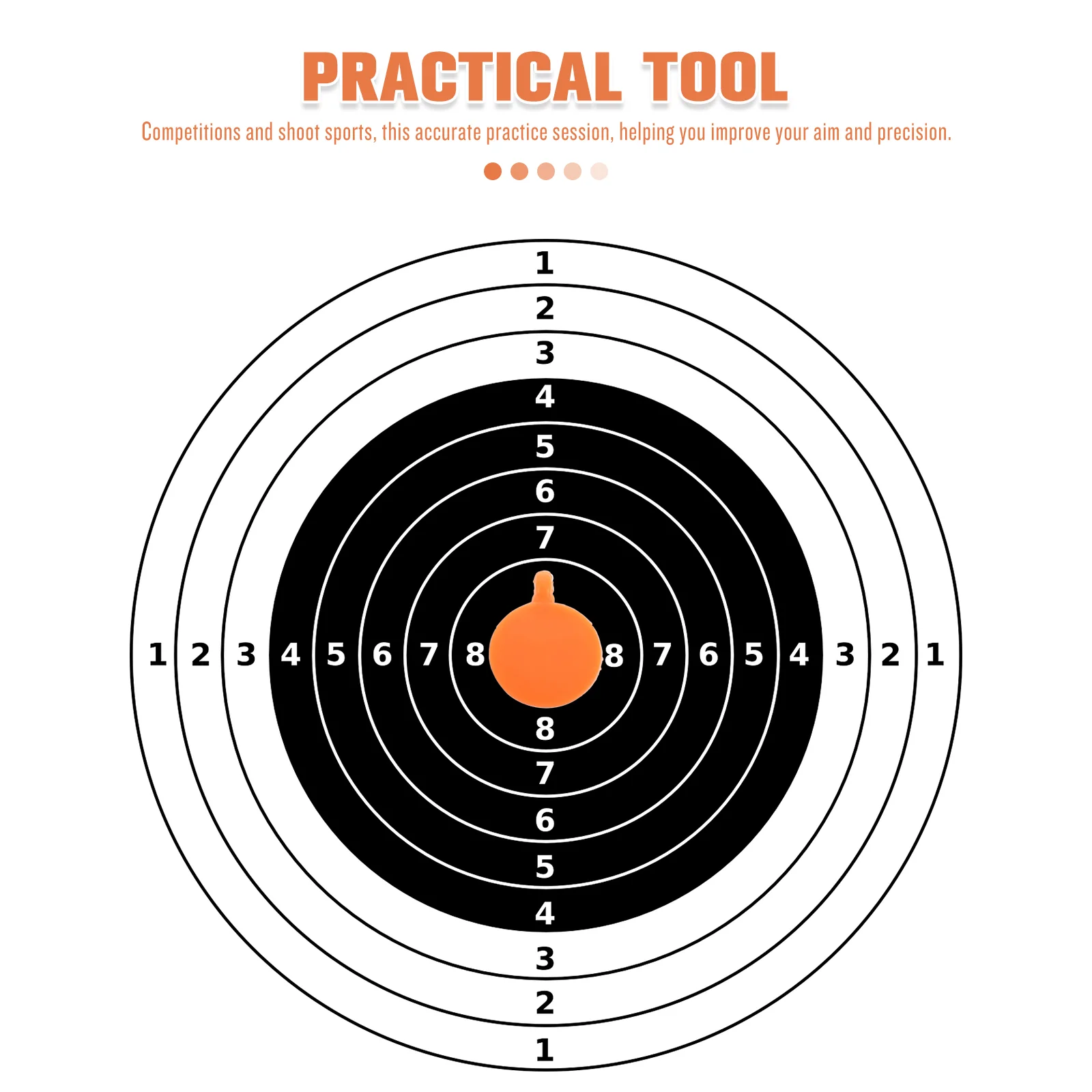 10 шт. аксессуары для стрельбы яблочко соревнований портативная подвесная