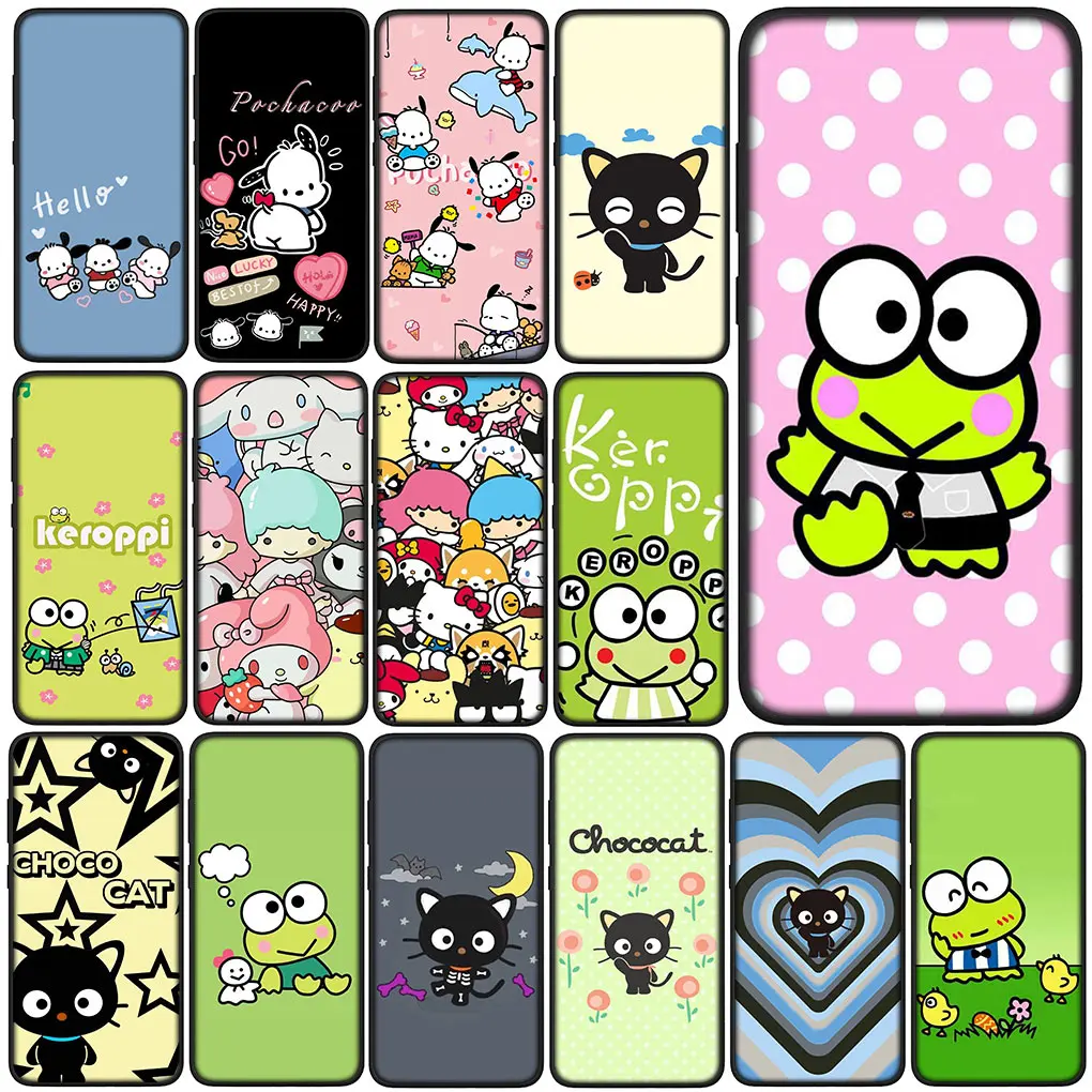 Чехол для телефона Keroppi Chococat Pochacco OPPO A17 A15 A16 A53 A79 A96 A95 A94 A74 A78 A58 A38 A57 A77 A40 A80 Мягкий
