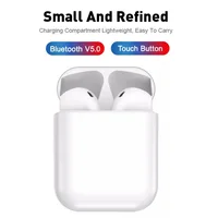 Оригинальные наушники-вкладыши, стерео беспроводные наушники 5,0 Bluetooth, гарнитура с зарядным боксом для смартфонов IPhone, Android, Xiaomi
