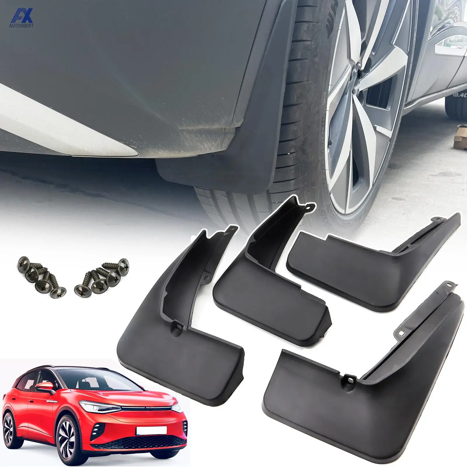 

4x для VW ID.4 ID.5 ID4 ID5 EV 2020 2021 2022 2023-2025 Брызговики Брызговики Переднее и заднее крыло Стайлинг автомобиля