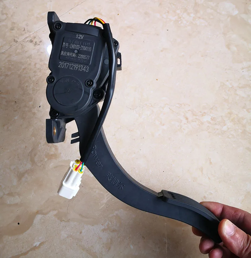Ножная педаль ускорителя Enpower, 12 В, дроссельная заслонка для различных электрических автомобилей, гольф-мобилей, подходит к MC3336 MC3528 MC3818