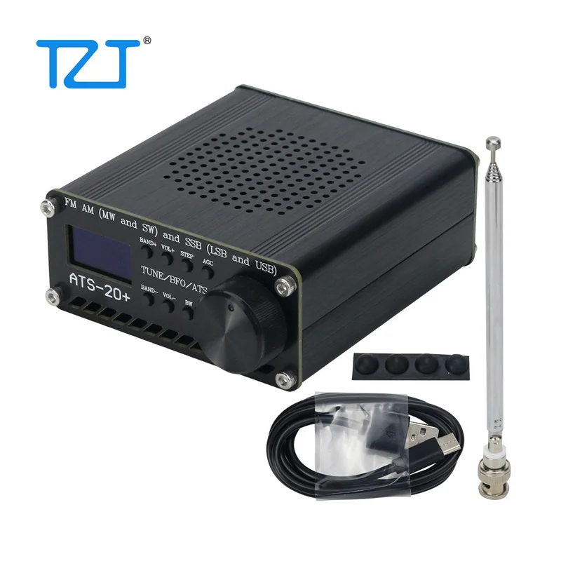 

TZT ATS-20 + Plus ATS20 V2 SI4732 радиоприемник DSP SDR приемник FM AM (MW и SW) и SSB (LSB и USB)