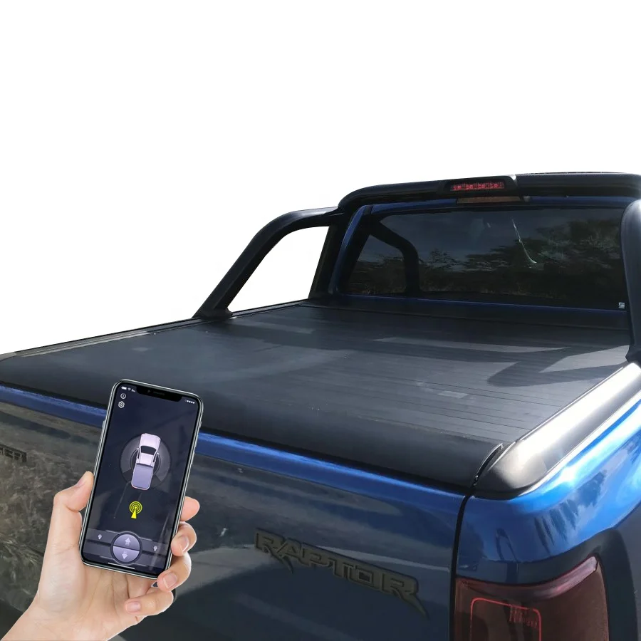

Factory direct sales Pickup Accessories Electric Roller Lid Shutter Trunk Tonneau Cover for Toyota Hilux Revo 4x4