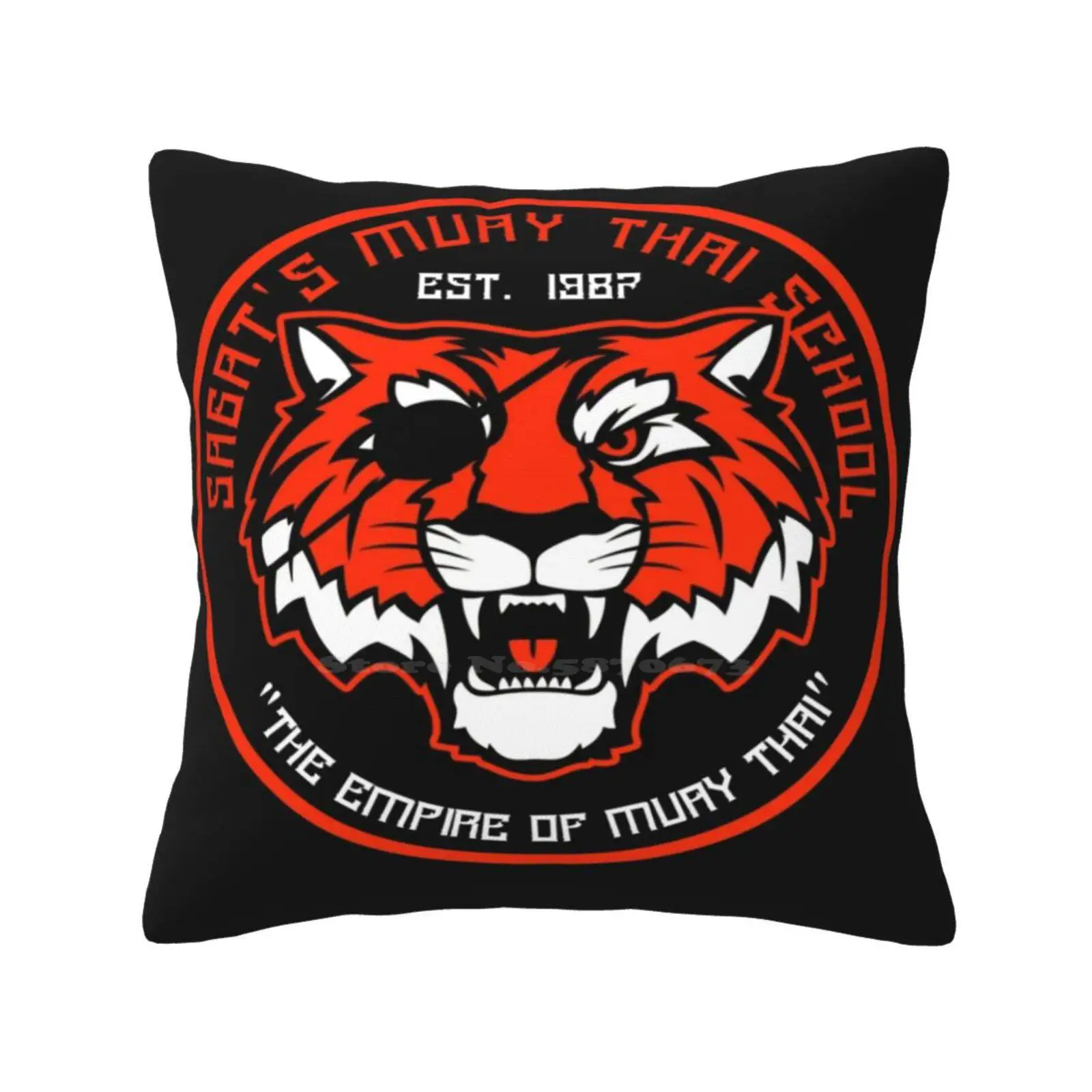 Наволочка с изображением бога муай-тай для спальни и офиса