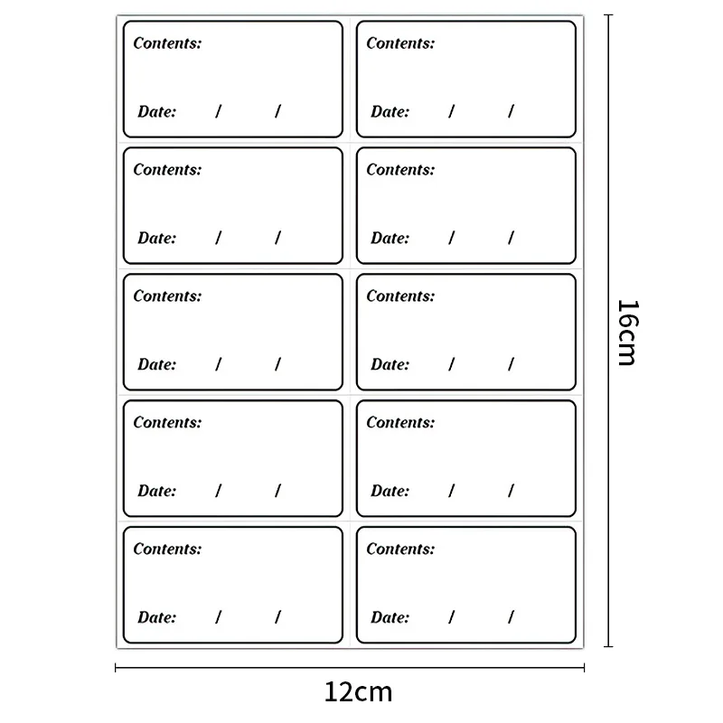 

100 шт., кухонные наклейки для холодильника, холодильника