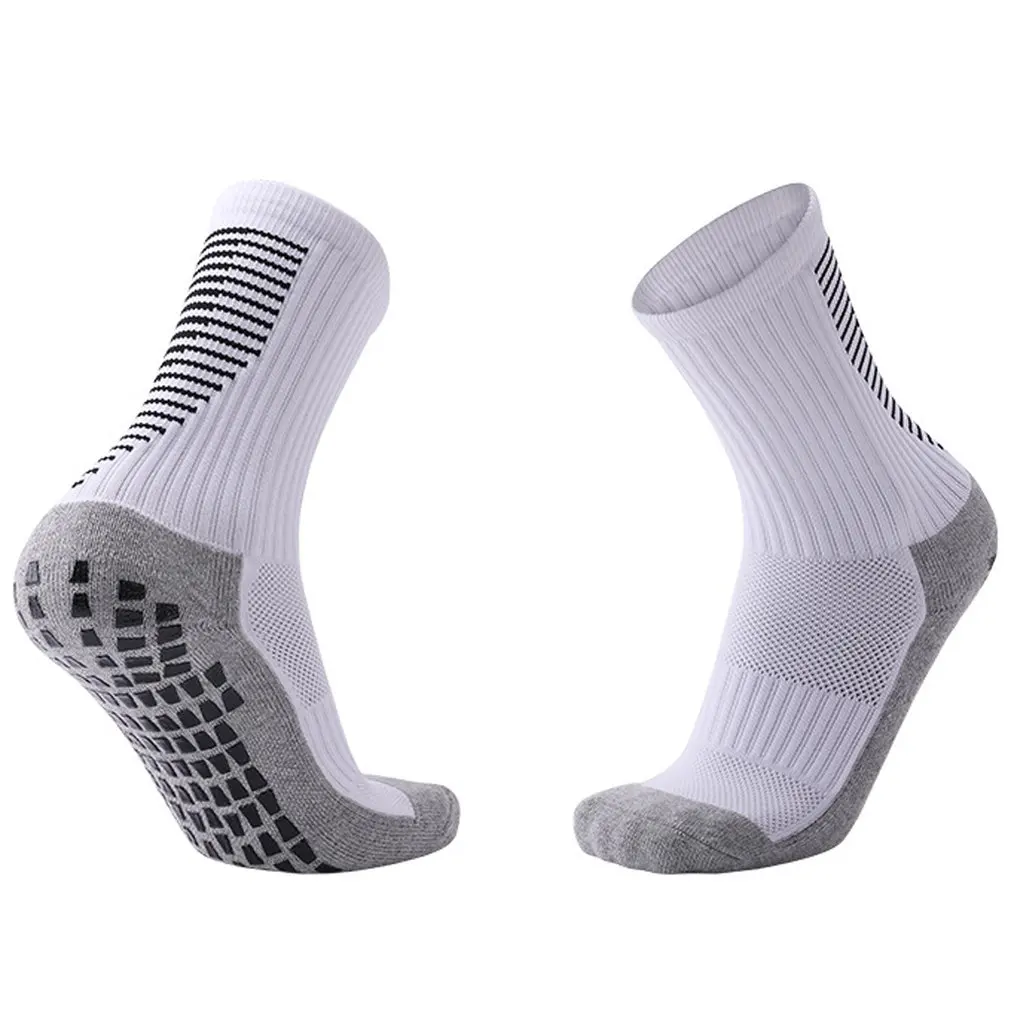 

New Sports Anti Slip Soccer Socks Cotton Football Men Grip Socks Calcetines