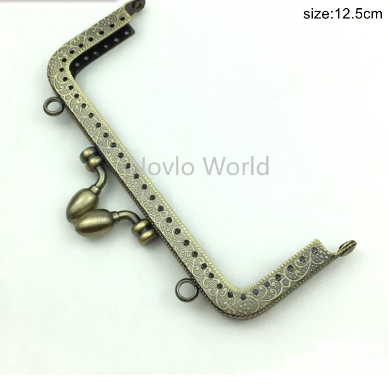 10pcs 8.5/10.5/12.5/15/16/18/20cm Metal Frame Purse Handle Coins Bags Metal Kiss Clasp Lock Frame Accessories For Bag