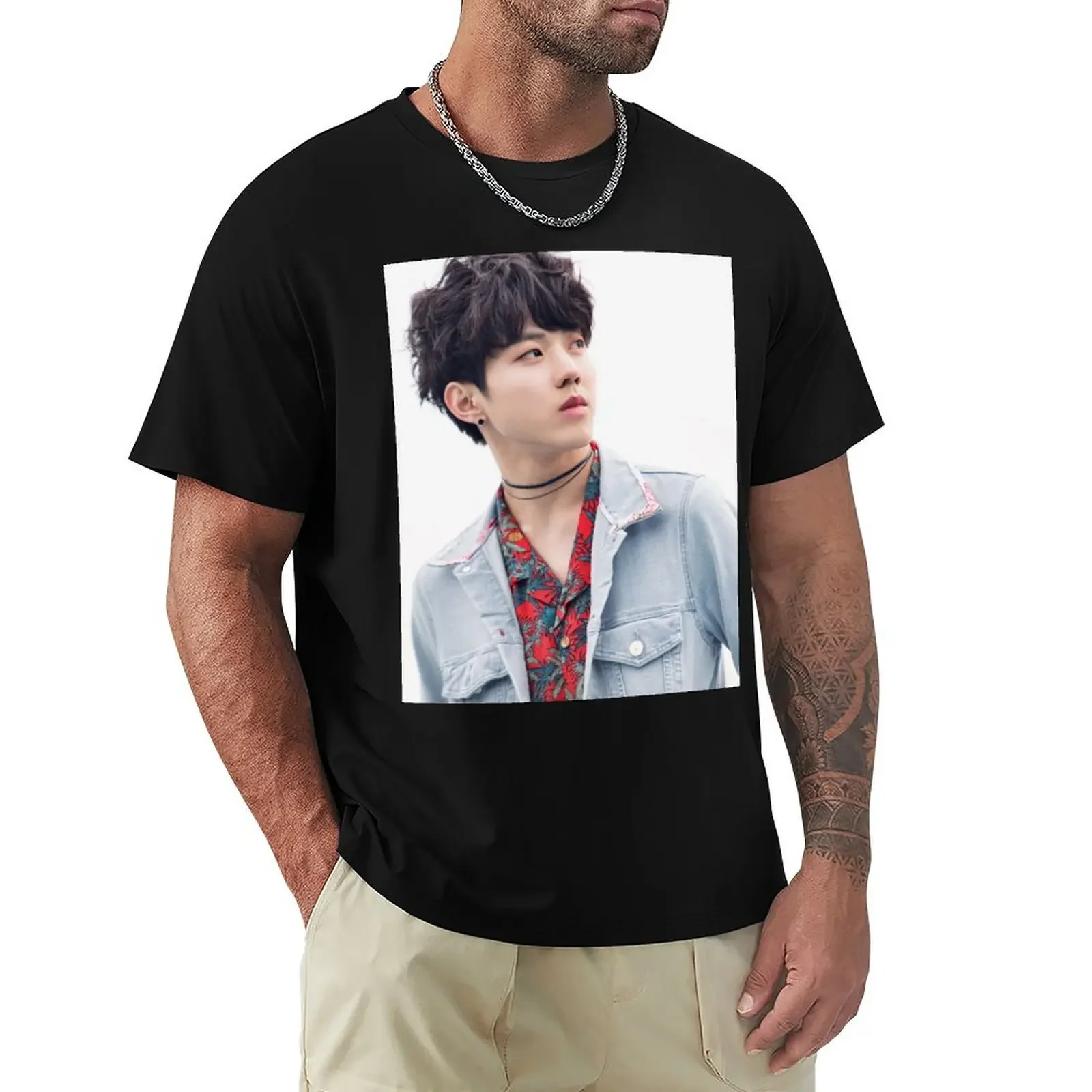 Футболка DOWOON DAY6 топы больших размеров дизайнерские рубашки в тяжелом весе