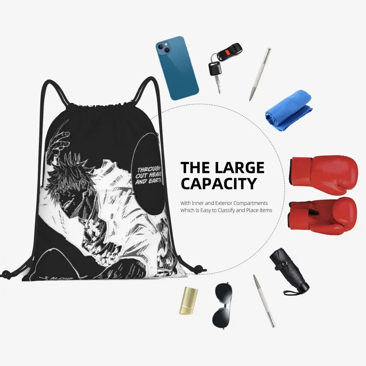 Рюкзак на шнурке с отделением для карт