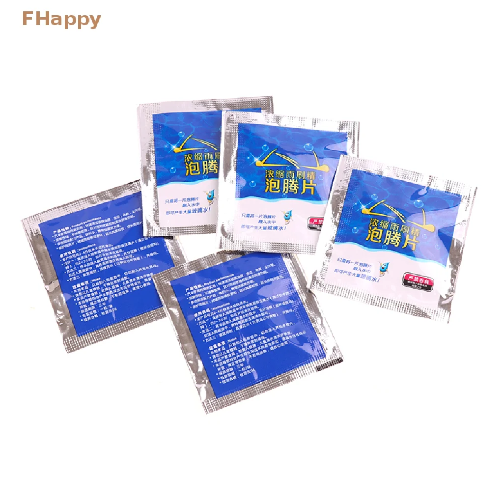 

10Pcs Car Effervescent Tablets Windshield Cleaner Windscreen Wiper Cleaning Tabet Solid Washer Universal Home Toilet Window