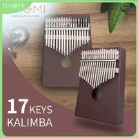 naomi thumb piano kalimba 17 keys solid wood body engraved keys musical instrument africa finger piano beginner use