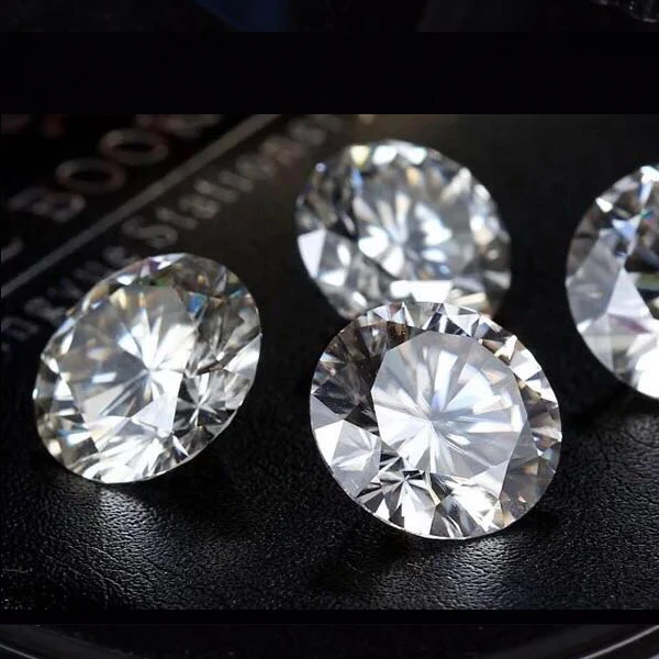 

wuzhou Moissanite Diamonds 0.8ct 6mm White D Color VVS Round Moissanite Stones Wholesale Price Synthetic Moissanite