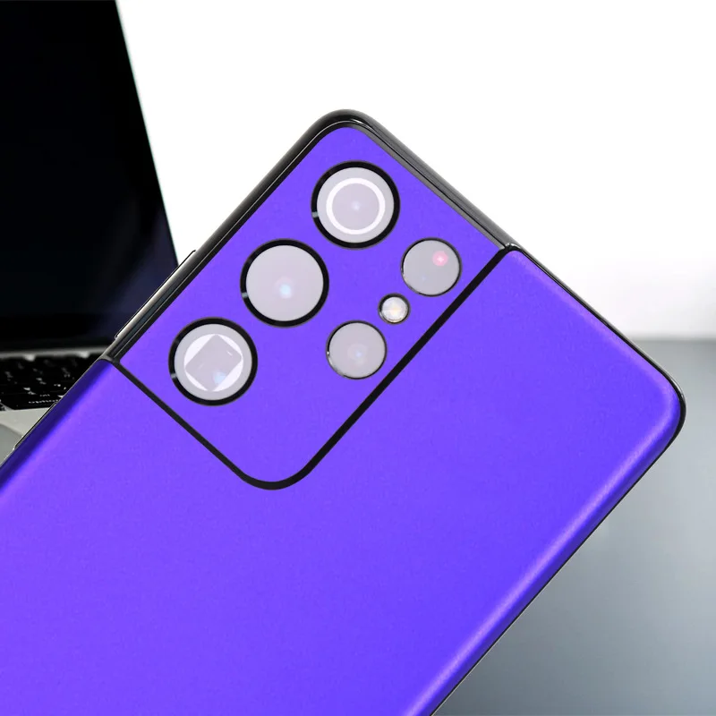 11 цветов задняя наклейка декоративная пленка Ice для Samsung Galaxy S22 S21 S20 Ultra S21Plus + S9 S8 Plus