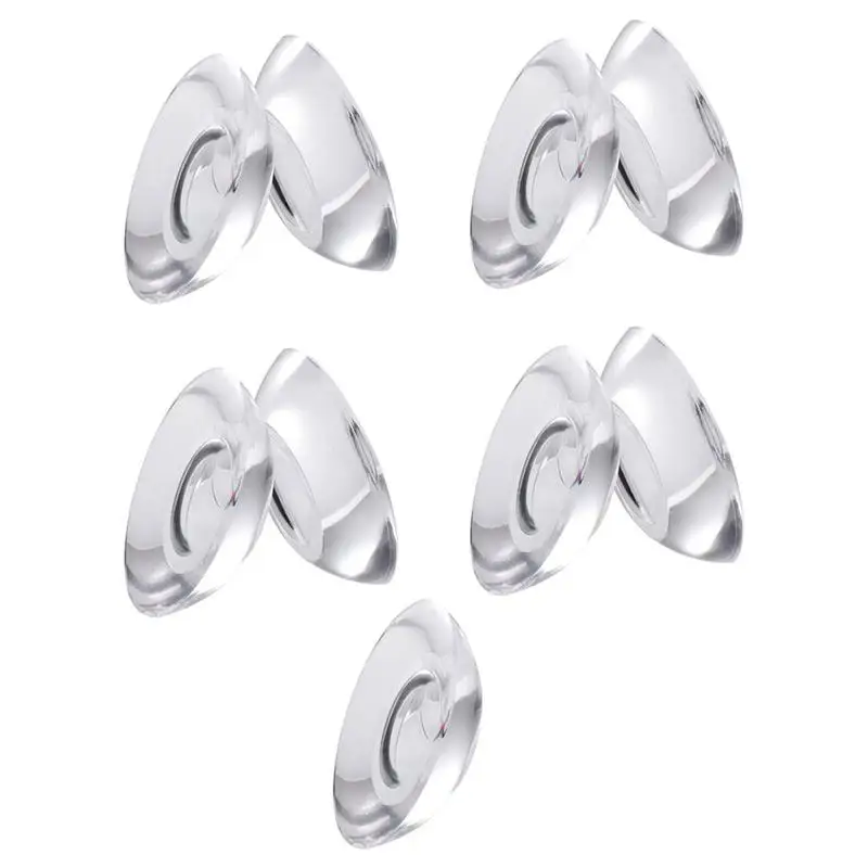 

Door Wall Protector 9pcs Clear Anti-Collision Sticker Soft-Textured Wall Protective Tool For Desks Cabinets Beds Refrigerators