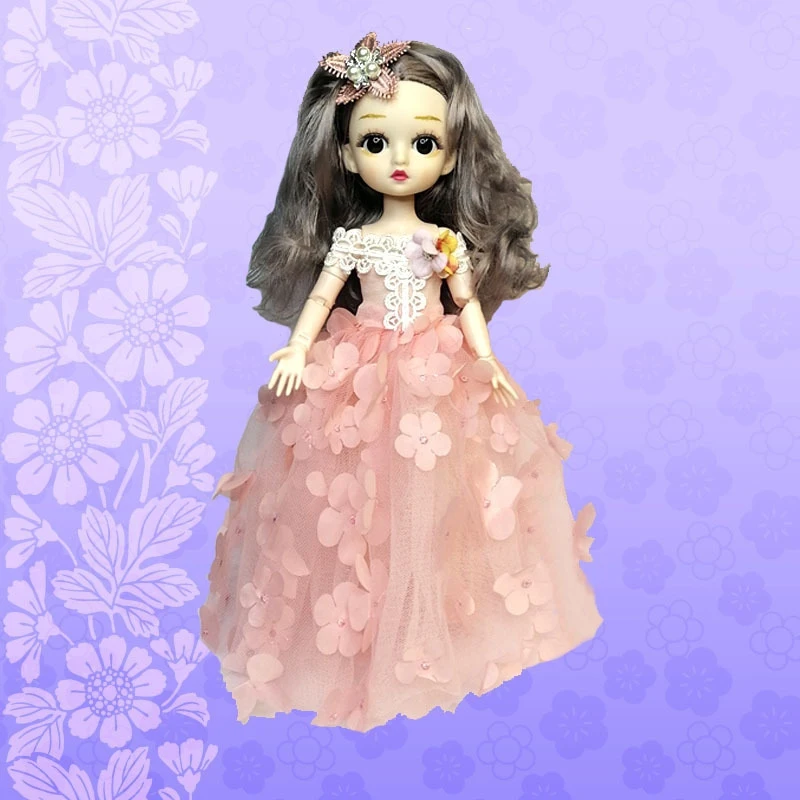 Кукла Венди в бальном платье с пышными волосами |