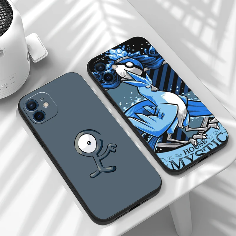 

Pokémon Bandai Anime Phone Case For Apple iPhone 11 12 13 Pro 12 13 Mini X XR XS Max SE 5 6 6s 7 8 Plus Black ShockProof