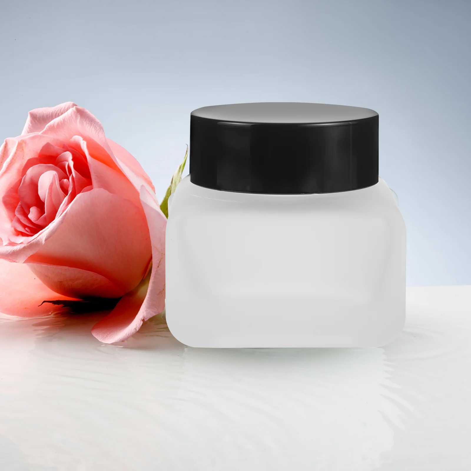 

4 PCS Boxes Cream Holder Lotion Storage Travel Makeup Container Portable Containers Glass Bottles Sample Jar Lids