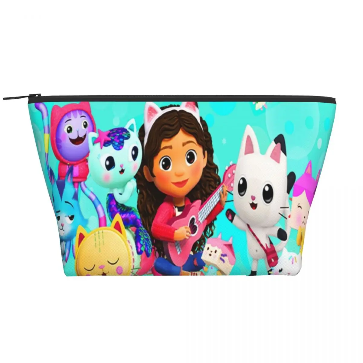 

Дорожная сумка для туалетных принадлежностей Gabbys с персонажами кукольного домика, переносной органайзер для косметики с мультяшным котом, ...