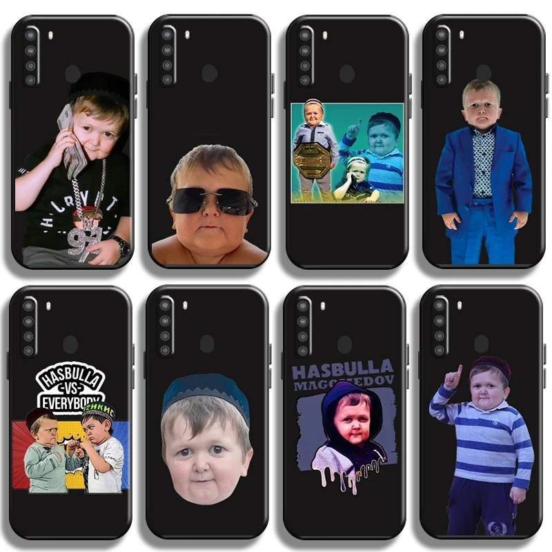 

Russia Hasbulla Children For Samsung Galaxy A21 A21S Phone Case Black Shockproof Soft Full Protection Carcasa Funda Back Cover