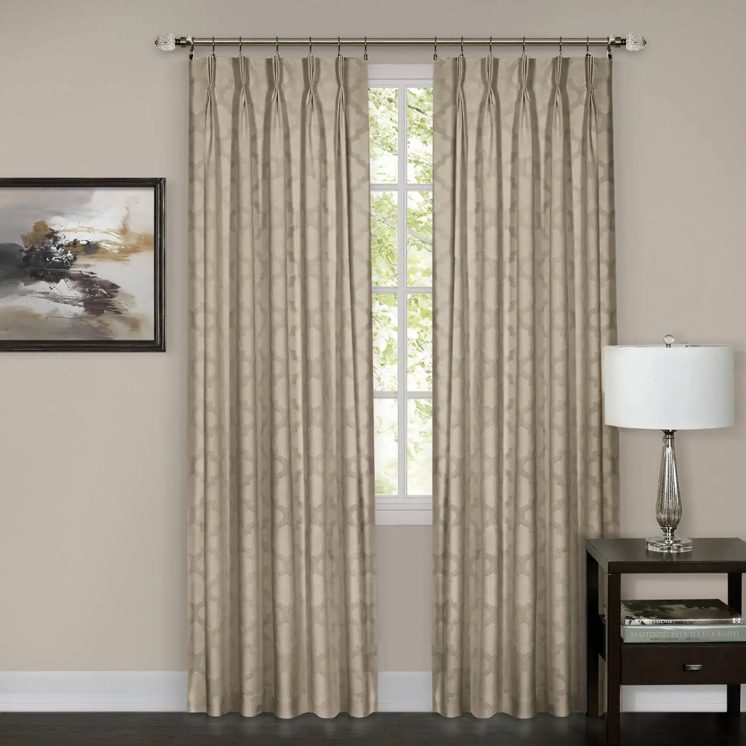 

Windsor Pinch Pleat Window Curtain Panel