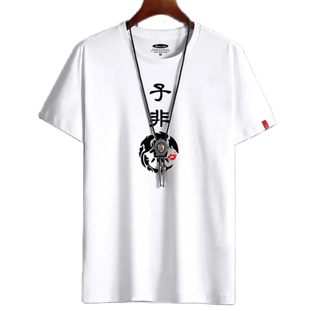 

Harajuku Tshirt for men Summer T-shirt Short Sleeve Cotton t shirt Men's Summer Clothes Comfortable Daily Clothing Male T-shirt