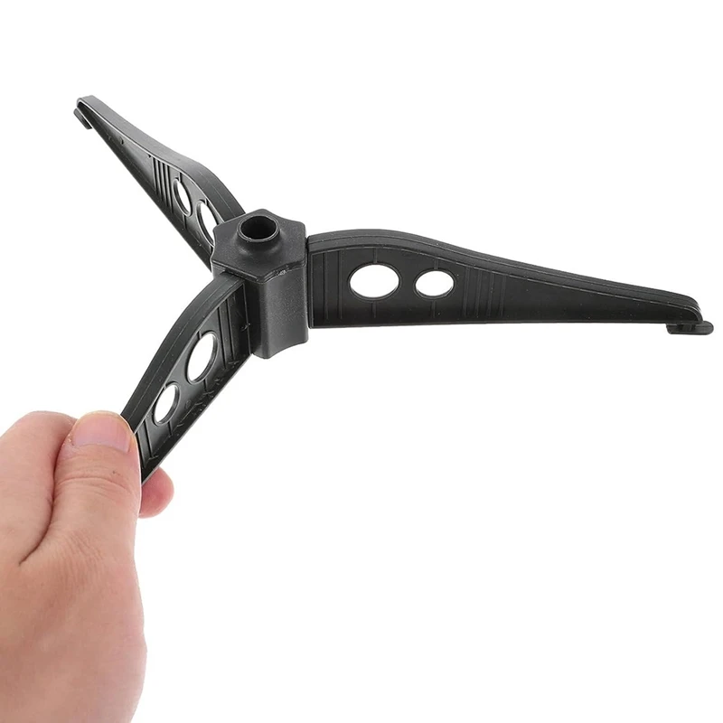 Основа для рождественской елки Пластиковый штатив 12 см треугольная белая Нижняя