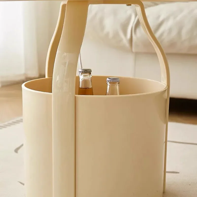 Кремовый стиль пластиковые диванные столики для хранения современное хранилище