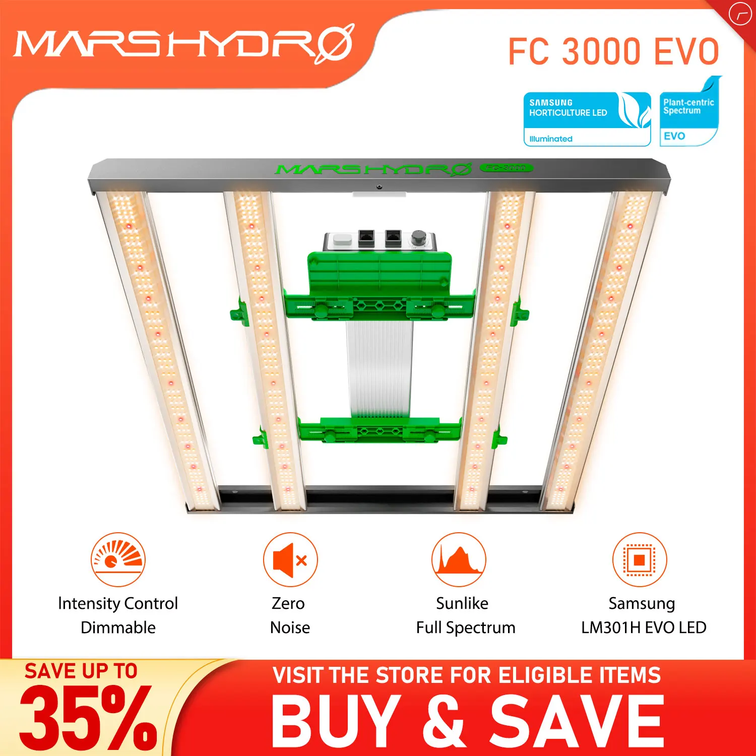 

Mars Hydro FC 3000 LED лампа для растений