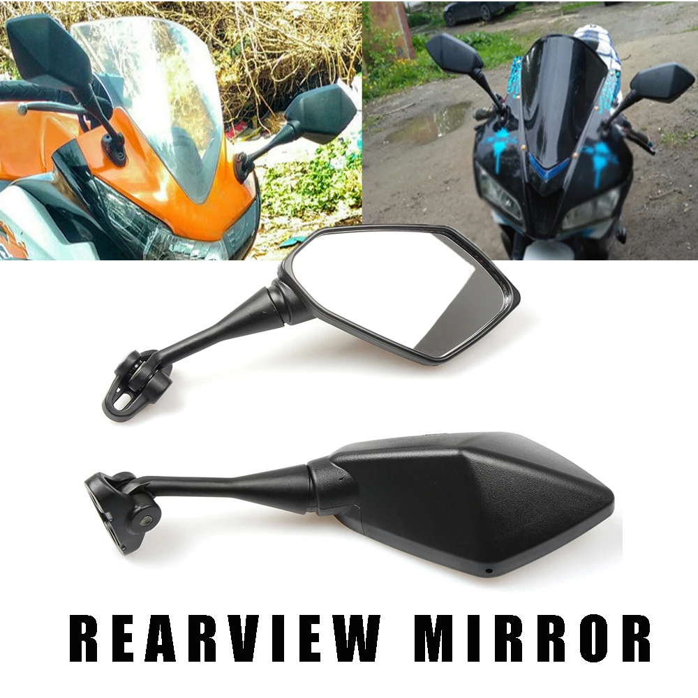 

Universal Motorcycle Accessories Mirror Motocross Side Rearview MirrorsTET Black Parts For Ducati Monster 821 / STEALTH Monster