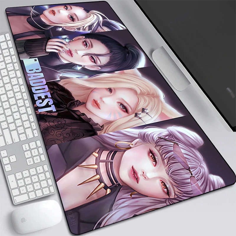 

Mouse Pad Kda Xxl Mat Playmat Desk Mousepad Speed Keyboard Gaming Gamer 900x400 Mause Free Shipping Extended Anime Deskmat Pads