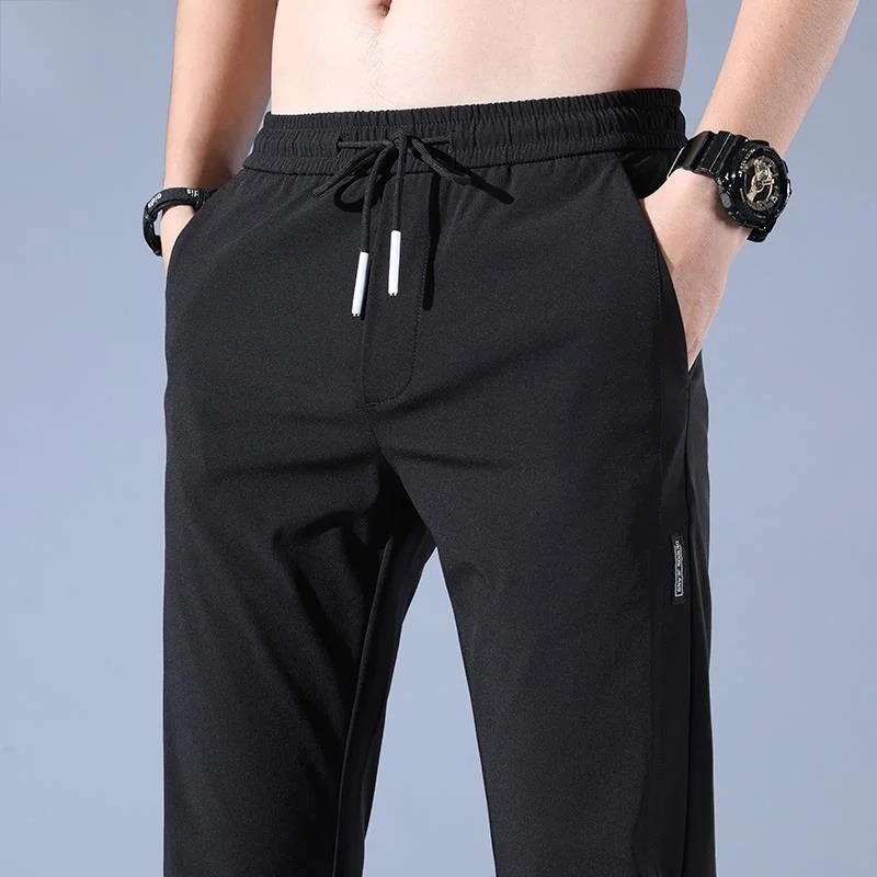 M-5XL męskie spodnie letnie sportowe spodnie swobodne spodnie spodnie męskie długie spodnie spodnie do biegania męskie proste spodnie męskie spodnie