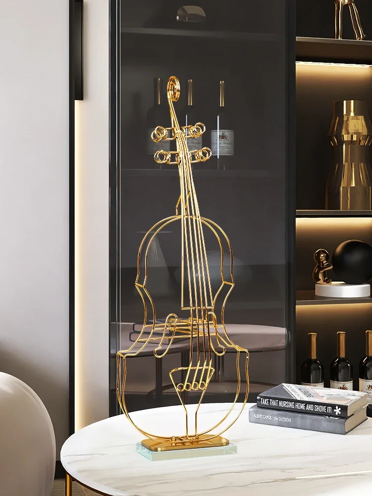 Модель роскошной современной статуи из металла ручная работа подставка мебель TV